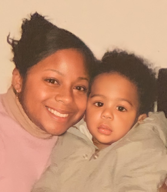 Deshae Frost in his Childhood with her Mother
