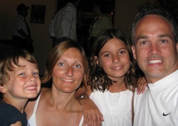 Luca Schaefer-Charlton with his Family in Childhood