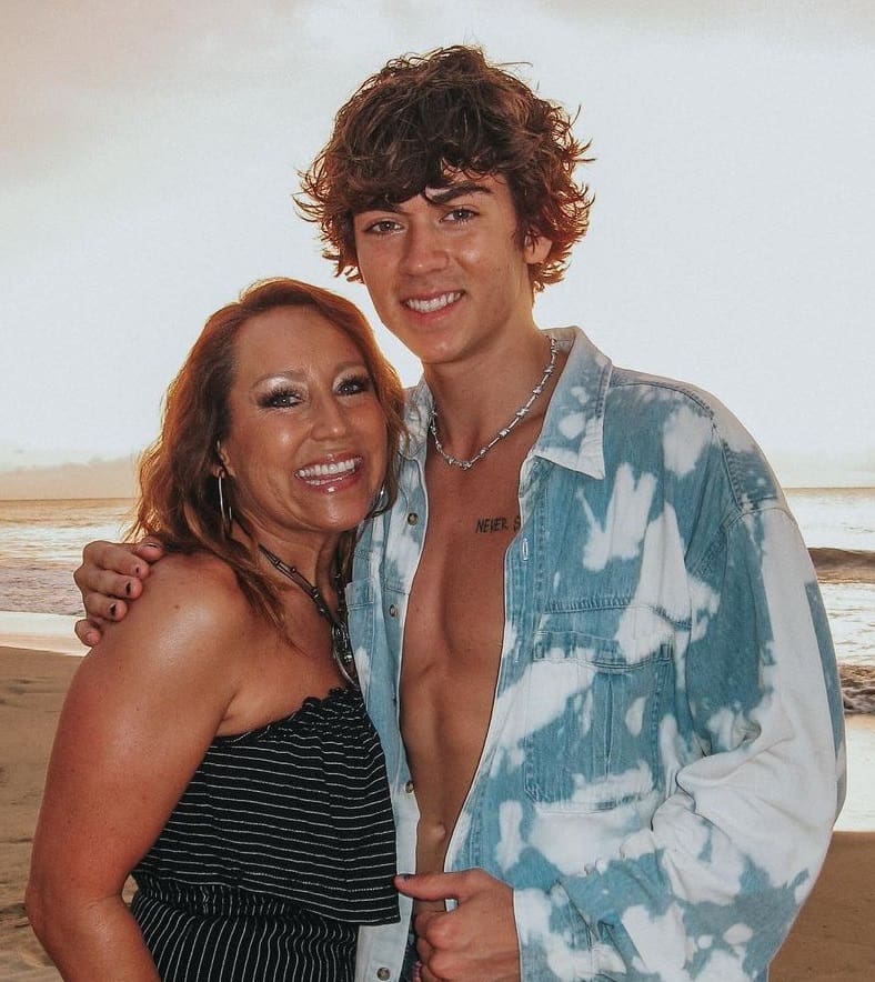 Zack Lugo with his Mother