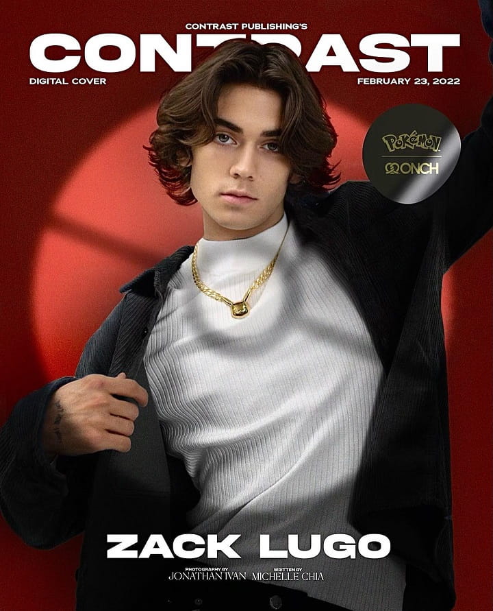 Zack Lugo on the cover of CONTRAST Magazine