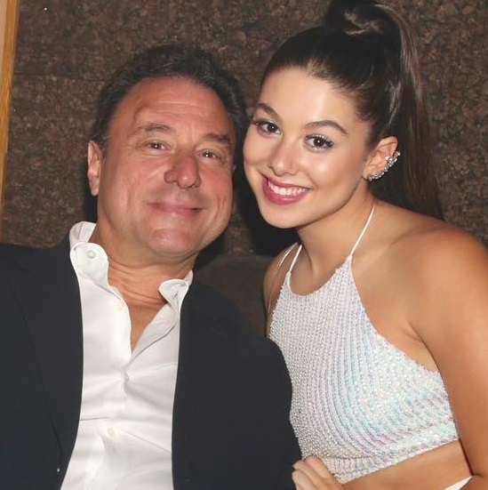 Kira Kosarin with her Father